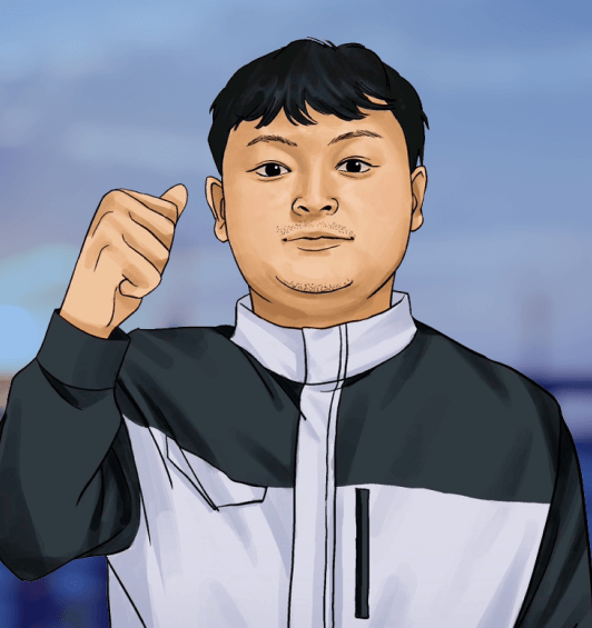 工事部 配管工 Y.Mのイラスト